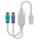 MicroConnect USB A to 2 x PS/2 adapter 1
