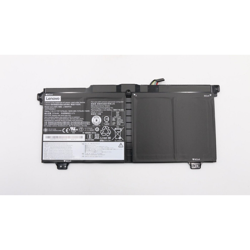 Lenovo Lithium-Ion Battery For Laptops 56Wh Capacity 7.5V Voltage Lightweight At 240G.