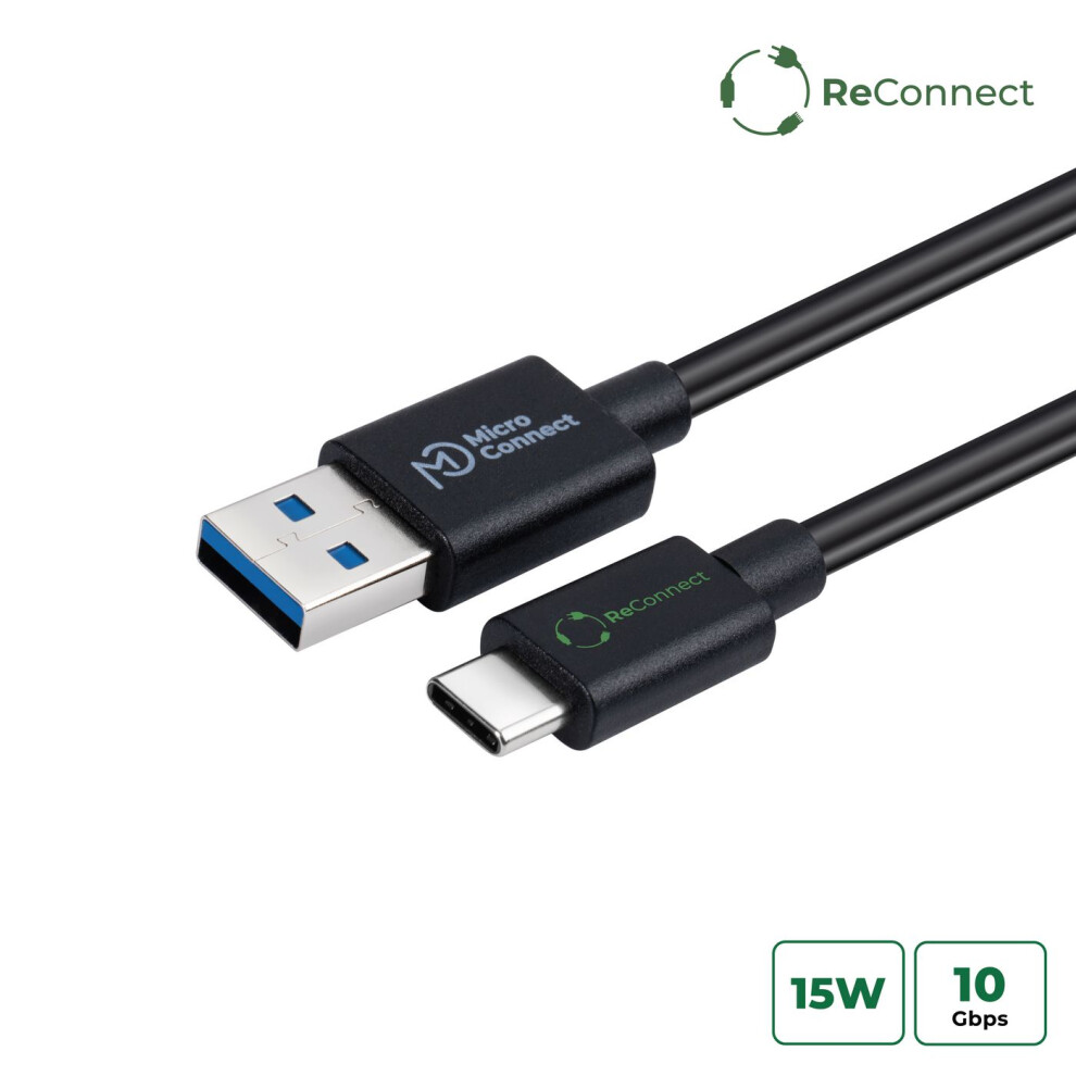 Microconnect Reconnect Usb-C To Usb-A 3.2 Gen 1 Cable 1M 5715063596128