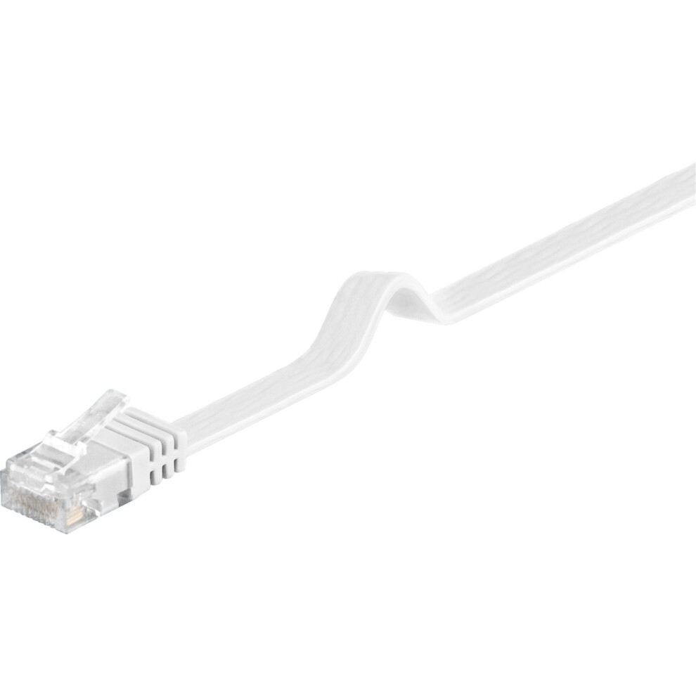 Microconnect Cat6 U/Utp Flat Network Cable 2M White 5704327230632