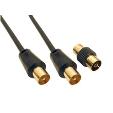 CDL 10m TV +Female Coupler - Black
