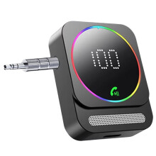 Receptor 5.3 Adaptador de Audio Auxiliar Auriculares Estéreo para Automóvil y Hogar Salida Inalámbrica 3.5 mm Manos Libres para Música de
