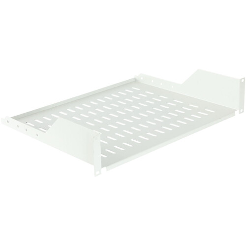 Lanview by Logon 2U 19" D=350mm RACK MOUNT SHELF WHITE