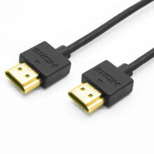 Cablenet 2m Slimline HDMI 1.4b Male - Male (4Kx2K@60Hz) High Speed + Ethernet 36AWG Black PVC