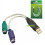 MicroConnect USB A to 2 x PS/2 adapter 1