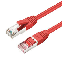 MicroConnect CAT6A S/FTP Network Cable 1m Red