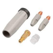 5pcs 24KD Coating Protection Nozzle 1.0mm MIG Torch Gas Nozzle Tip Holder of 24KD MIG Welding Torch