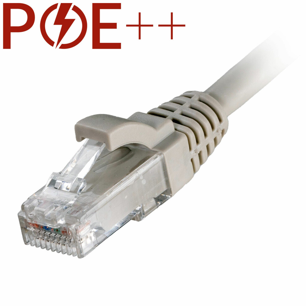 Cablenet 15M Cat6 Rj45 U/Utp Lsoh 24Awg Snagless Booted Patch Lead Grey 5056750324687
