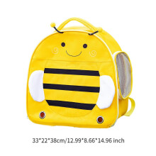 Pet Carrier Backpack Ventilated Oxford Cloth Carrying Bag for Summer Camping