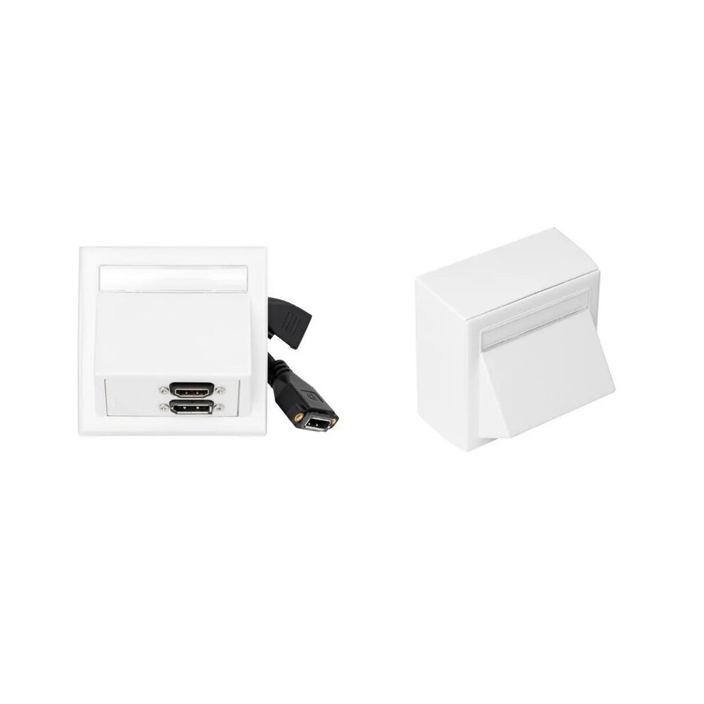 Vivolink Wall Box Hdmi Displayport 3.5Mm Inc Thorsmann Wall Box White 5712505313602