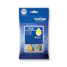 Cartouche d'encre originale - BROTHER - LC528Y - Jaune - Pack individuel
