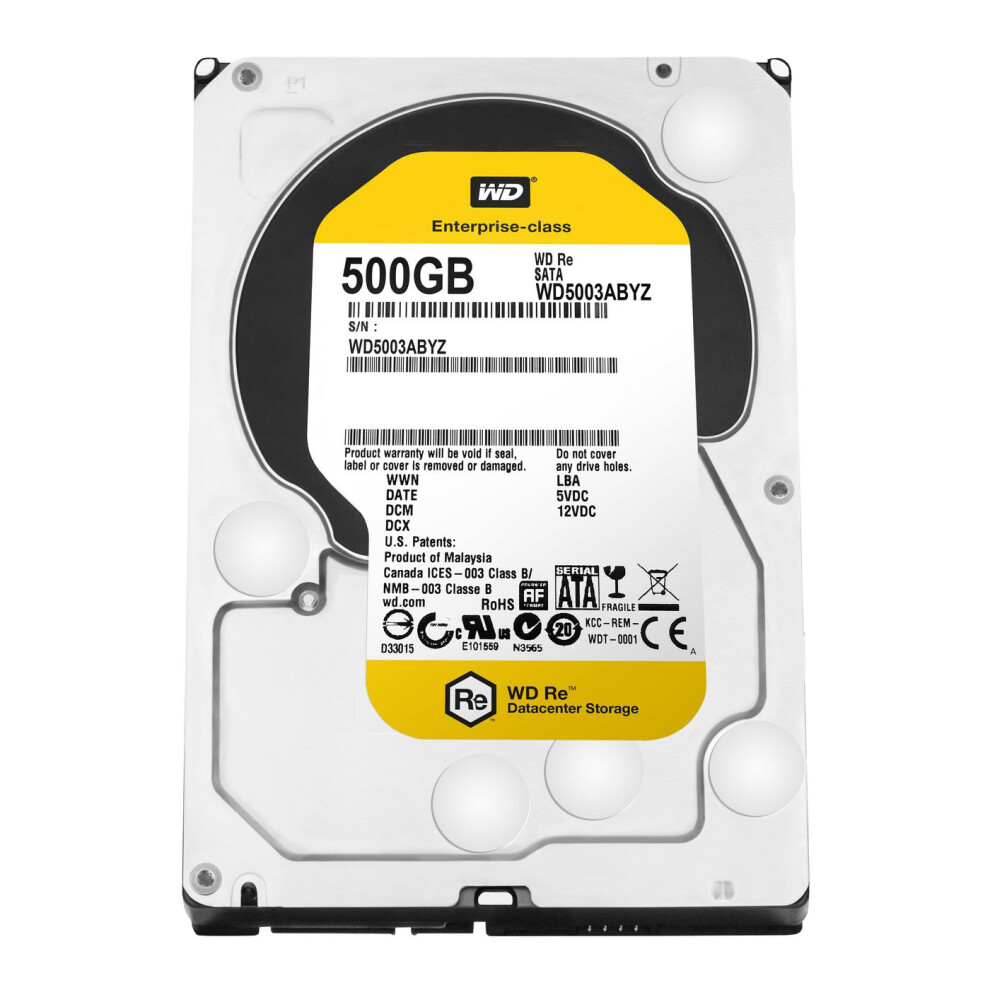 Western Digital Re 500Gb 3.5" Sata Iii Enterprise Hard Drive