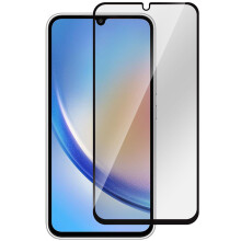 eSTUFF Fulddækkende Hærdet Glas Skærmbeskytter Samsung Galaxy A34 Titan Shield, ES504094
