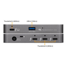 OWC 40Gb/s Thunderbolt 4 USB 3.2 Gen 2 Type-A Port 17 x 118 x 73 mm 209 g Space Gray