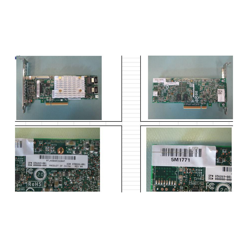 Hewlett Packard Enterprise Smart Array P408iã¢ÂP Sr Gen10 (8 Internal Lanes/2Gb Cache) 12G Sas Pcie Plugã¢ÂIn Controller 5715328112315