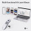 D13Pro Air Mouse with Touchpad Wireless PPT Pointer  2.4G Remote Control for PowerPoint/Tablet/Camera B 9
