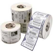 Zebra Label Paper 75x37mm Z-Perform 1000T Removable Uncoated Removable adhesive 25mm Core