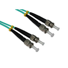 CMS Cables 10m OM3 Fibre Optic Cable ST-ST (Multi Mode)