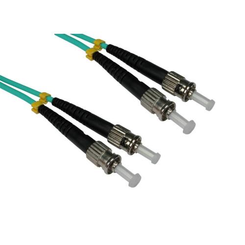 CMS Cables 10m OM3 Fibre Optic Cable ST-ST (Multi Mode)