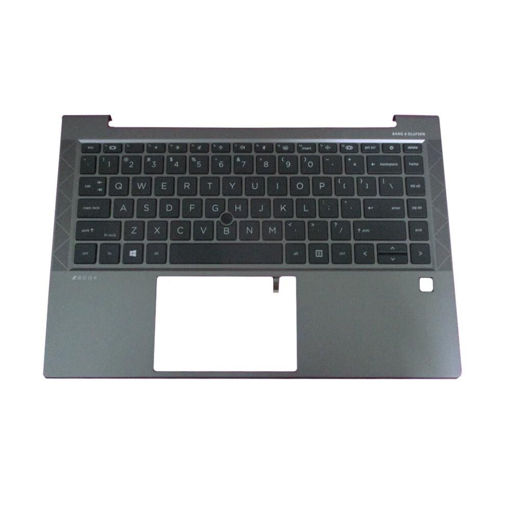 Hp Top Cover/Keyboard Nordic Black/Silver