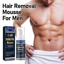 Eelhoe Men's Hair Removal Mousse Is A Gentle And Non-Irritating Cleansing Mousse for Body Hair Removal, Chest, Thighs And Armpits