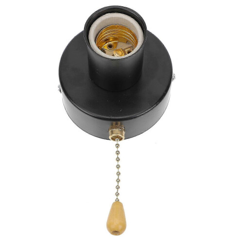 Support de lampe murale avec interrupteur à tirette, douille E27 pour une installation facile 2