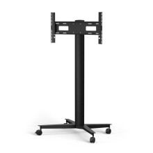 SMS Icon FH MT 1450 Mobile High & Tilt Adjustable Trolley Max load 50 kg VESA from 200x200 to 800x400 Black