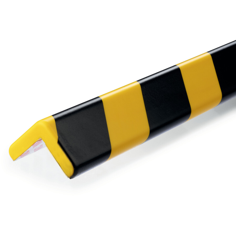 Durable Corner Protection Profile C35 Yellow/Black (Pack Of 5) 1102130 4005546735696