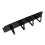 Cablenet 2u 65mm 4 Ring Cable Management Bar Black 1