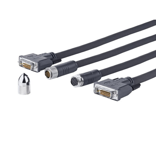 Vivolink DVI-D Cross Wall cable 15m Black