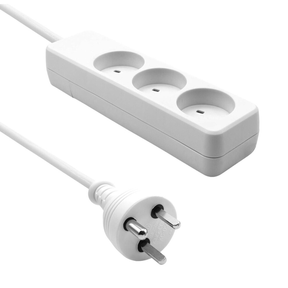 Proxtend Danish It Power Strip 3-Way 7M White 5714590023718