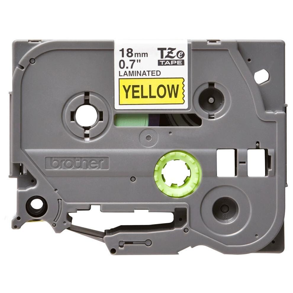 Brother Tze-641 Black On Yellow Labelling Tape Â“ 18Mm Wide