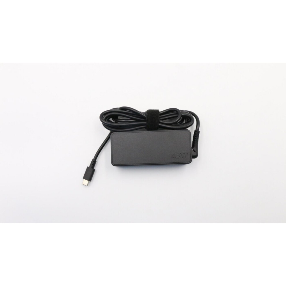 Lenovo 45W Ac Adapter With Usb Type-C Interface Supports Multiple Voltage Levels (20V 15V 9V 5V) Ideal For Devices.