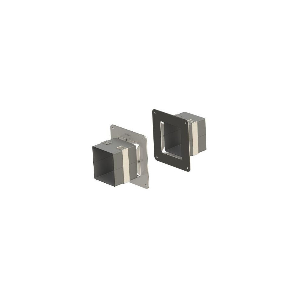 Ez-Path Series 44+ Wall Fixing Plate Pair - 1-Gang 5056750320184