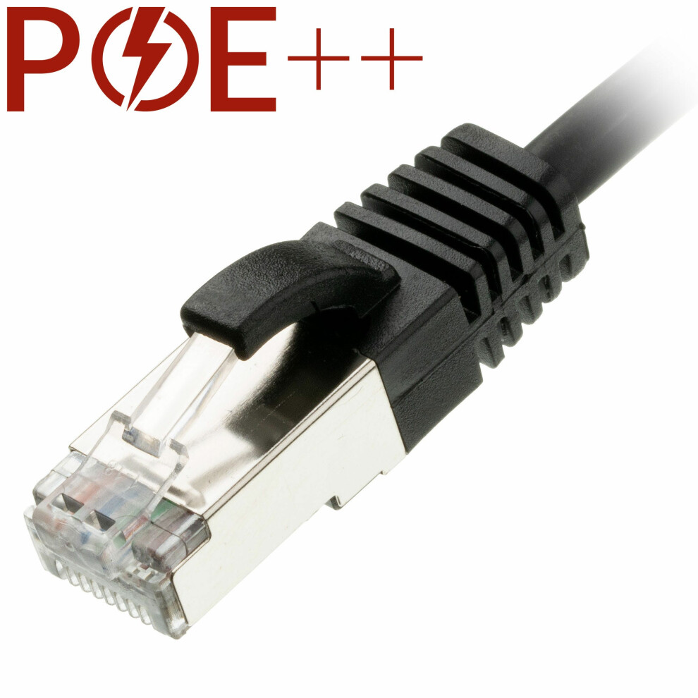 Cablenet 1M Cat6a Rj45 U/Ftp Lsoh 30Awg Slim Snagless Booted Patch Lead Black 5056750336215