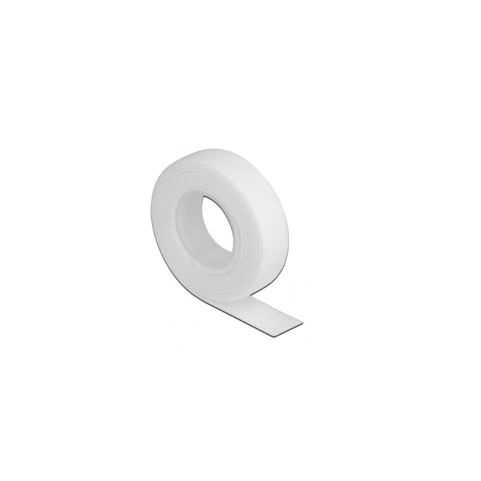 Proxtend Hook And Loop Roll 25M X 10Mm White 5714590125962