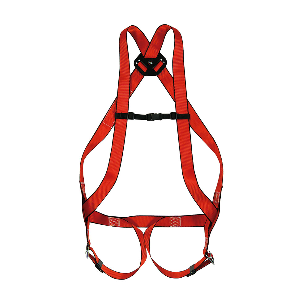 Climax Basic Fall Arrest Standard Safety Harness Red Cxfa10 5030566406263