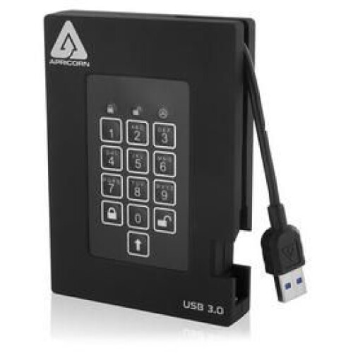 Apricorn 256GB SSD USB 3.0 PIN Access