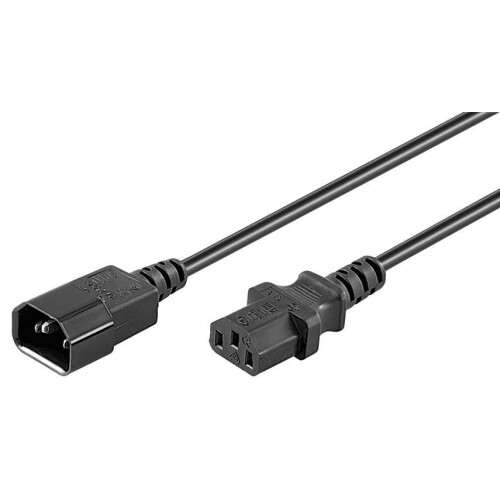 MicroConnect Extension Cord C14 - C13 1.2m