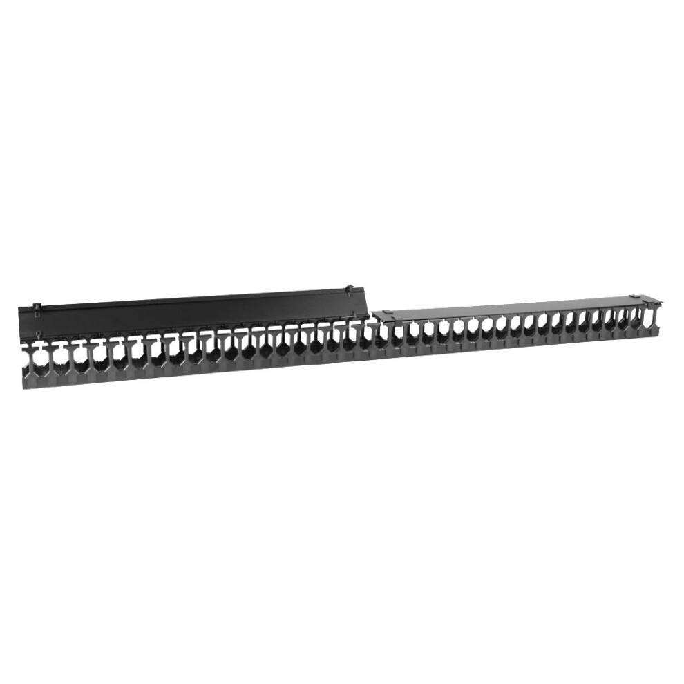 Lanview Cable Management Panel Vertical 42U Black For 19" Rack 5704174469148