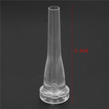 3X ABS Trumpet Mouthpiece Meg 3C Size for Beginner Musical Trumpet Accessories Parts or Finger Exerciser,White