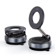 Car Mount Electric Vacuum Magnetic Holder Foldable Strong Suction Stand for Cell Phone for 12 13 14 15 16 Live