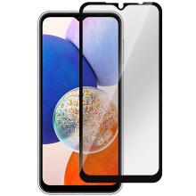 eSTUFF Samsung Galaxy A14 4G/A14 5G Hærdet Glas, Fuld Dækning, Titan Shield., ES504095