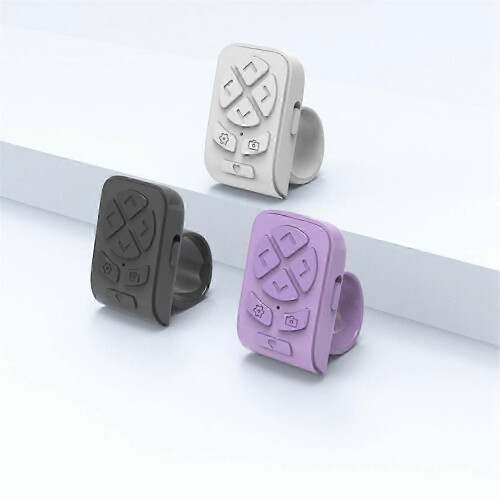 Finger Wearable Remote for Presentations, Bluetooth Wireless Page Turner Ring 2