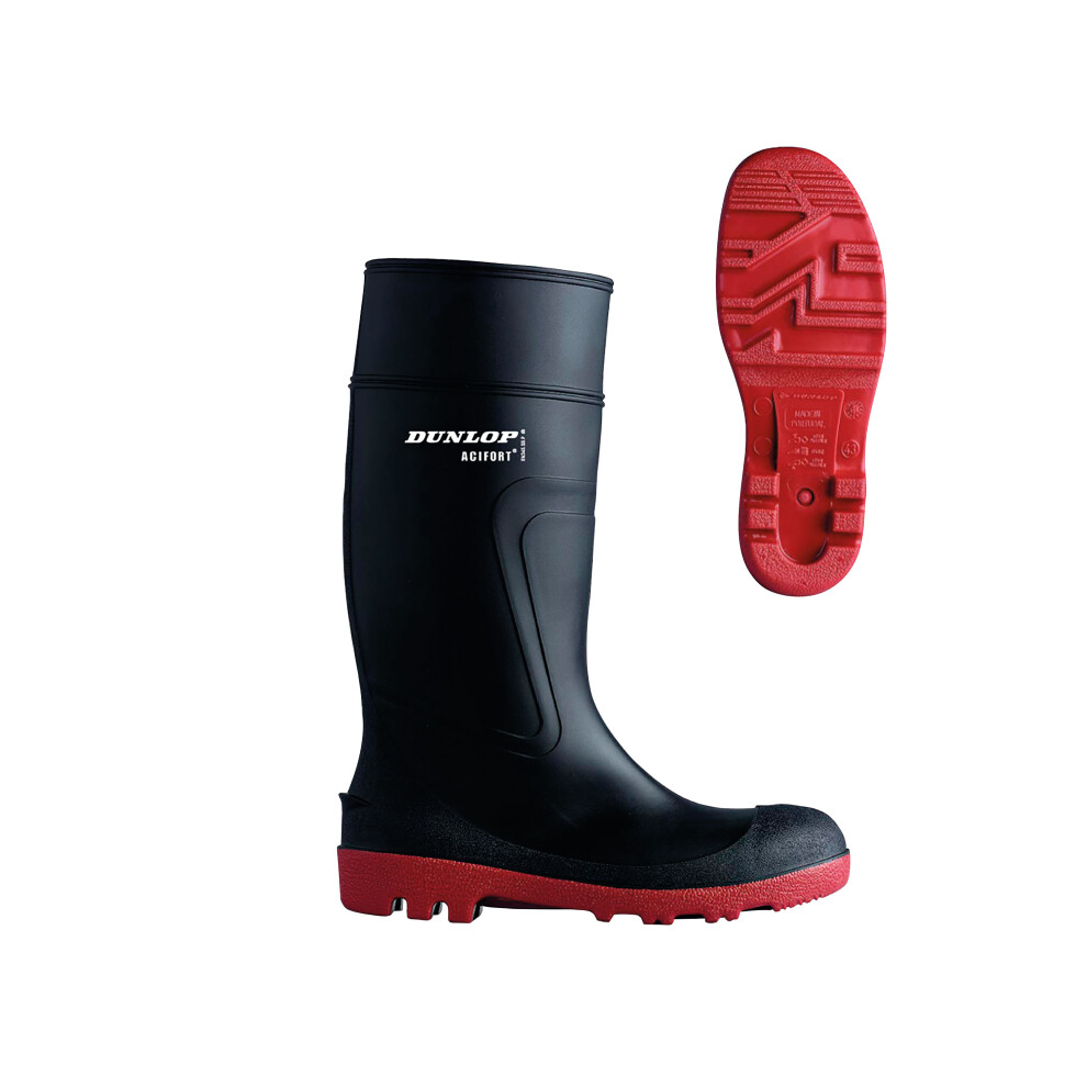 Dunlop D886406 Warwick Acifort Full Safety Wellington 1 Pair Black 6