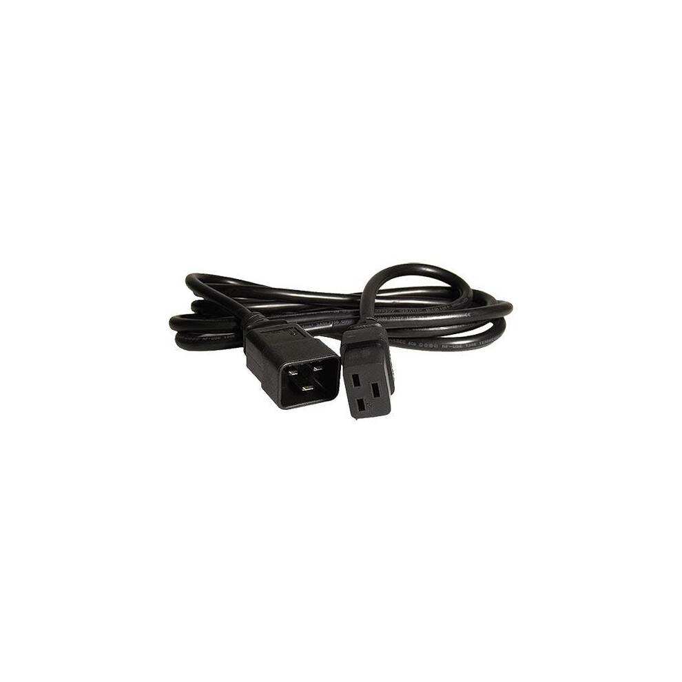 Cablenet 1M C20 - C19 H05z1z1-F Lsoh 1.5Mm Power Lead Black 5056750306706
