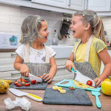 2026NewChildren's Baking Kitchen Kitchen Knife Kitchen Set Children's Kitchen Kitchen Utensils 6-piece Multicolor