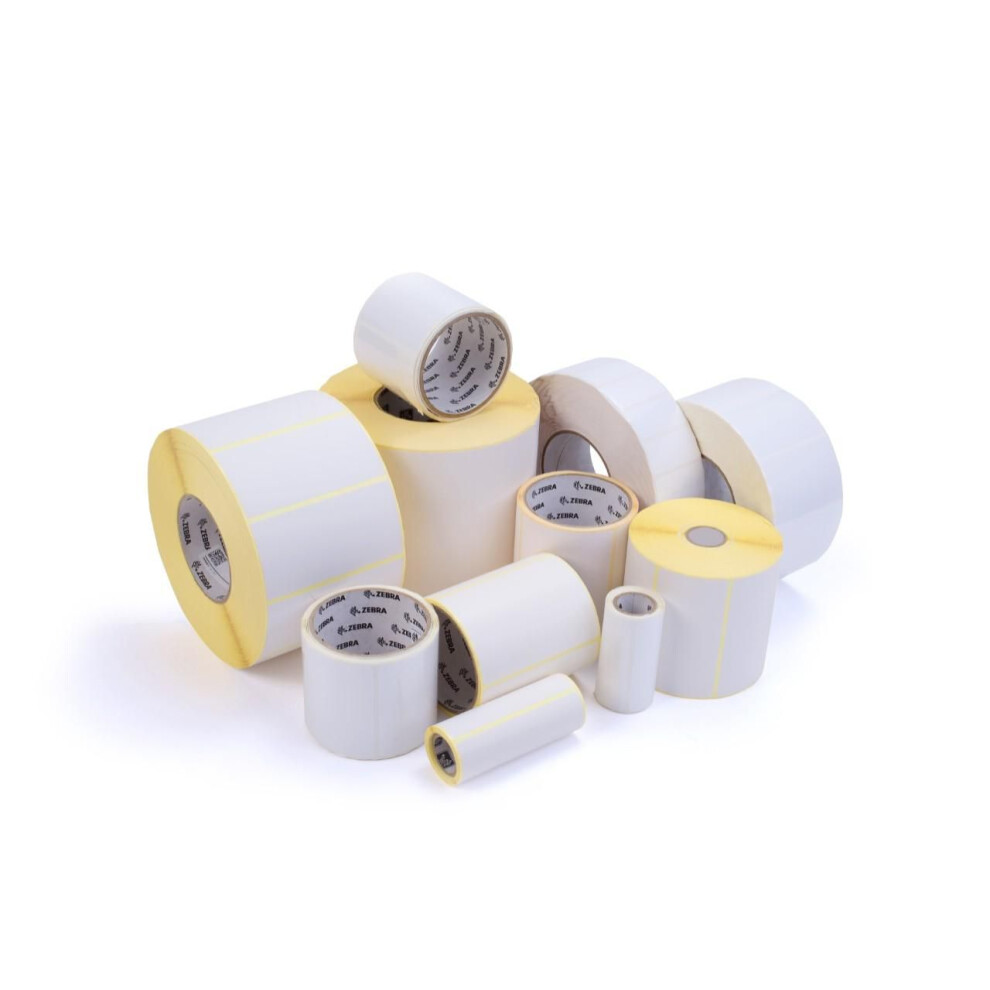 Zebra Label Paper 104X30mm; Thermal Transfer Z-Perform 1000T Uncoated Permanent Adhesive 25Mm Core 5715063156100