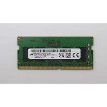 Lenovo SODIMM memory module 8GB capacity DDR4 standard 3200MHz speed designed for laptops 260-pin configuration.