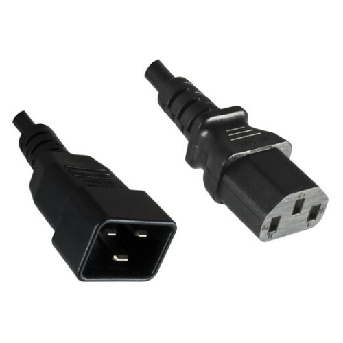 MicroConnect Extension Cord C13 - C20 0.5m